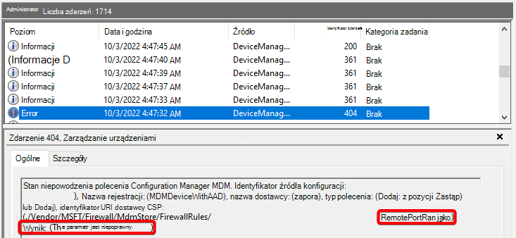 RemotePortRangesFailure