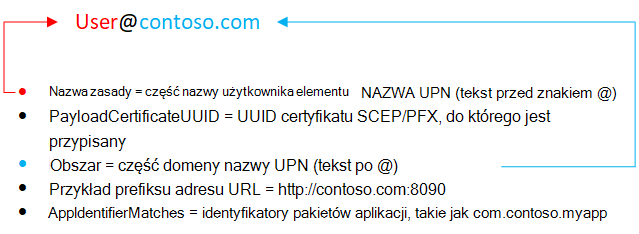 Atrybut logowania jednokrotnego nazwy użytkownika systemu iOS/iPadOS w Microsoft Intune