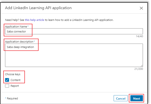 linkedin-learning-api-content-sync-screen