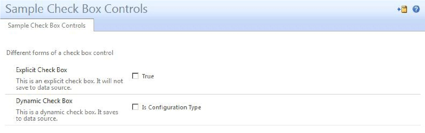 kontrolki UocCheckBox