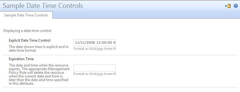 kontrolki UocDateTimeControl