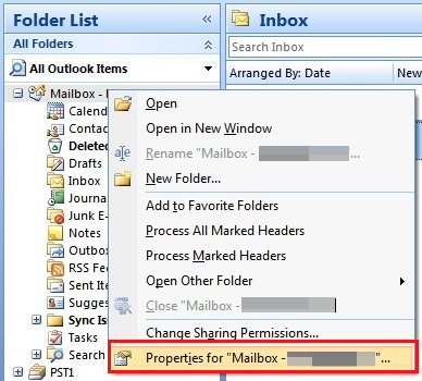 Elementy umieszczone w folderze głównym wydają się zostać utracone - Outlook  | Microsoft Learn