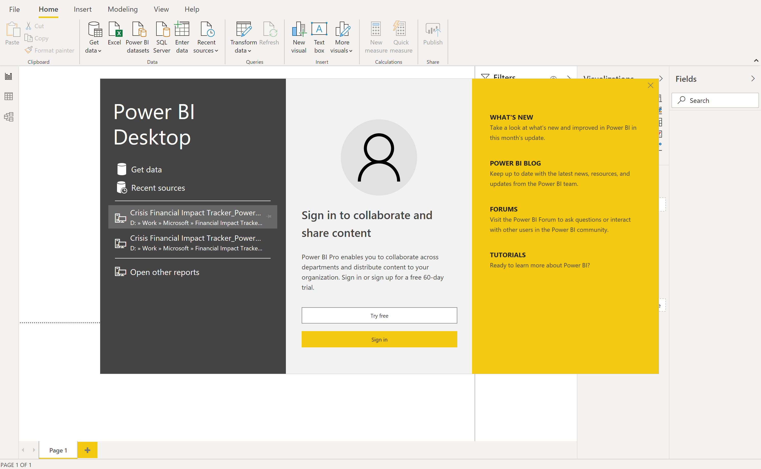 Power BI Desktop Power BI Desktop