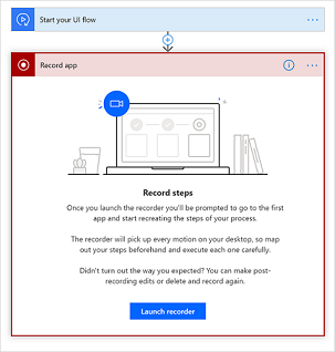 Zrzut ekranu przedstawiający opcję Uruchom rejestratora na karcie rejestrowania aplikacji.