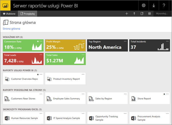 Report Server web portal