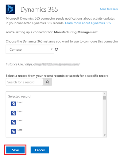 Dodawanie rekordów grup usługi Microsoft 365 do łącznika.
