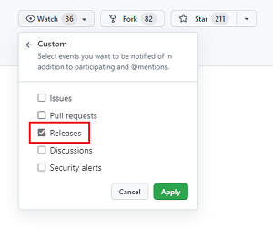 Zrzut ekranu pokazujący, jak sprawdzić tylko nowe wydania do obejrzenia.