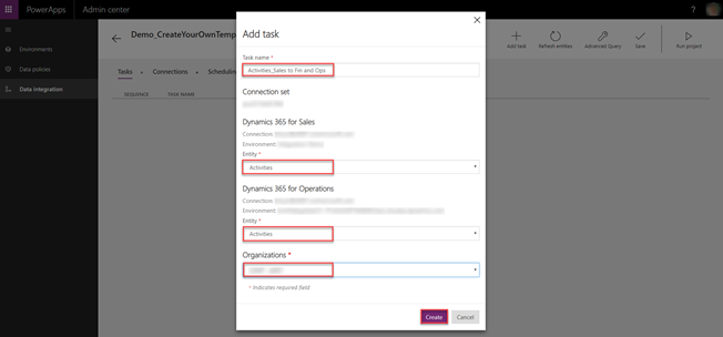 Zadanie Działania Sales do Fin and Ops ActivitiesSales do finansowych i operacyjnych.