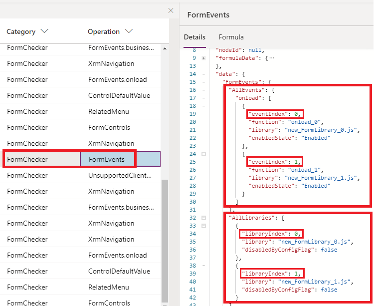 Form events Form events