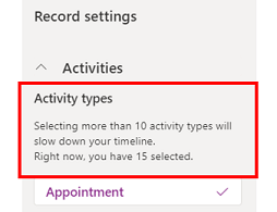 Wpływ na wydajność na osi czasu Wpływ na wydajność na osi czasu.
