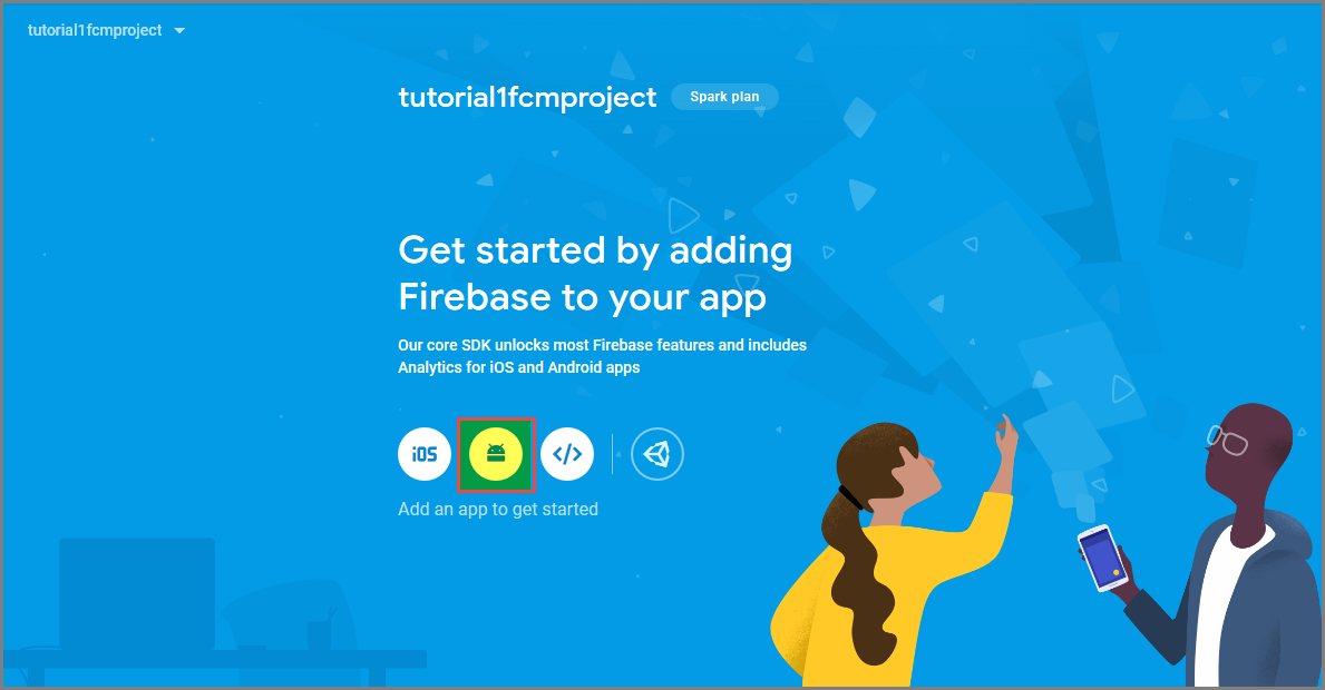 Dodawanie usługi Firebase do aplikacji systemu Android