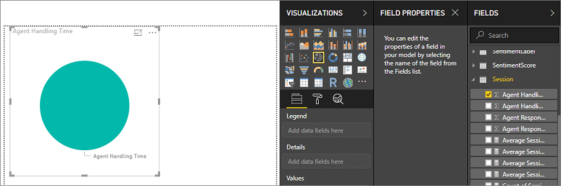 Change visualization from bar chart to pie chart Change visualization from bar chart to pie chart.