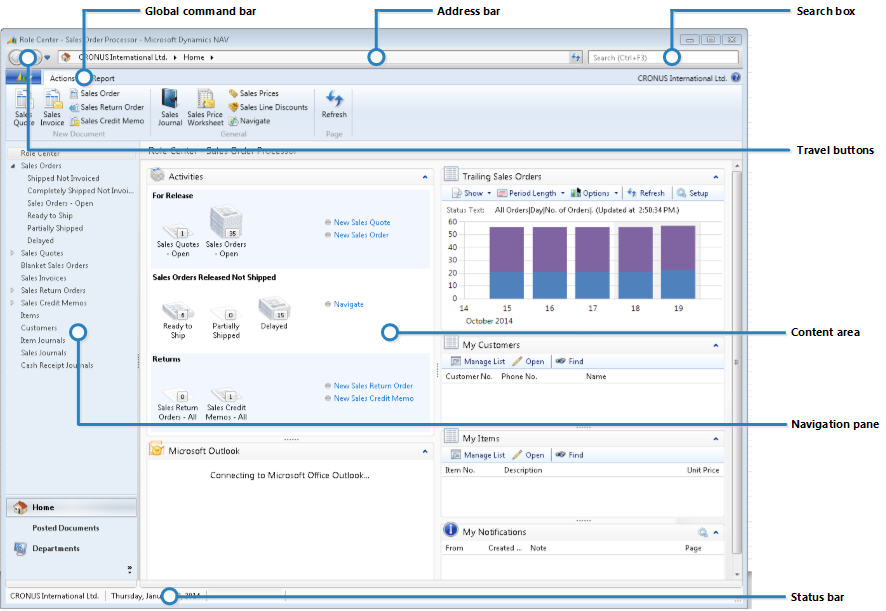 NAV_NavigationWindowOverview_wCallouts RoleTailored client Navigation Window overview