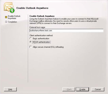 Rys. 1.4. Zakończenie procesu konfiguracji Outlook Anywhere.