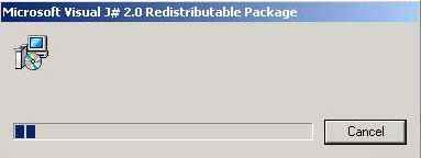 Instalacja pakietu Microsoft Visual J# 2.0 Redistributable Package