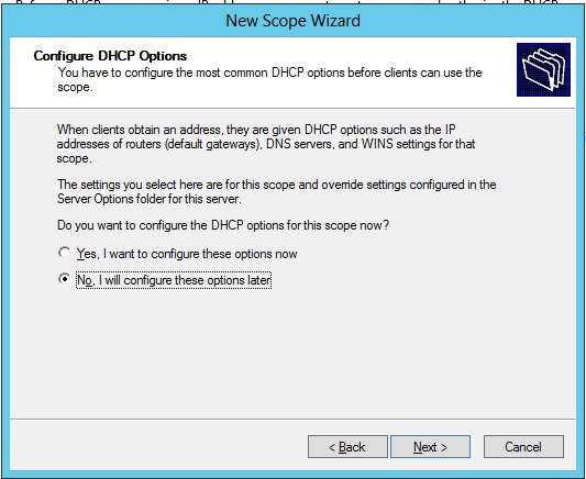 Wysoka dostępność uslug DHCP - Instalacja i konfiguracja pierwszego zakresu