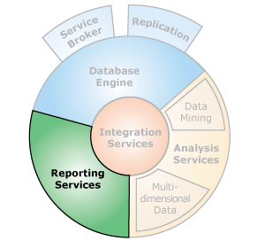 Składnik wymieniający dane z usługami Reporting Services