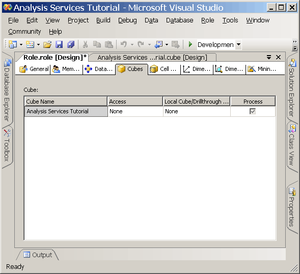 Karta modułów w programie Role Designer