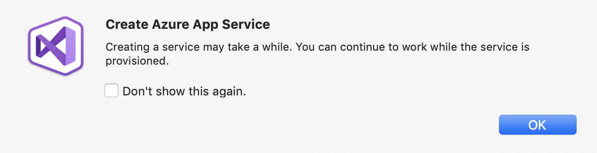 Create App Service Message