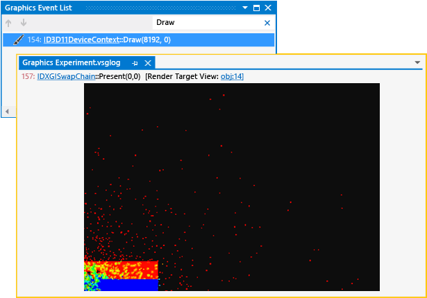 gfx_diag_demo_compute_shader_fluid_step_3 This draw event renders the simulation data set.