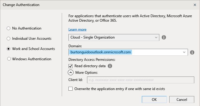 VS2015_change_authentication Change authentication dialog for ASP.NET
