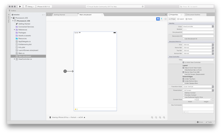 Projektant systemu iOS