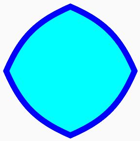 Przykładowa krzywa Beziera