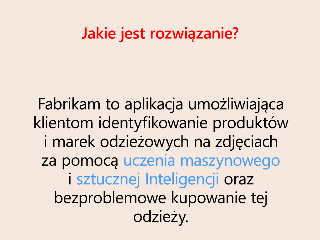 Slajd z informacją o rozwiązaniu problemu.