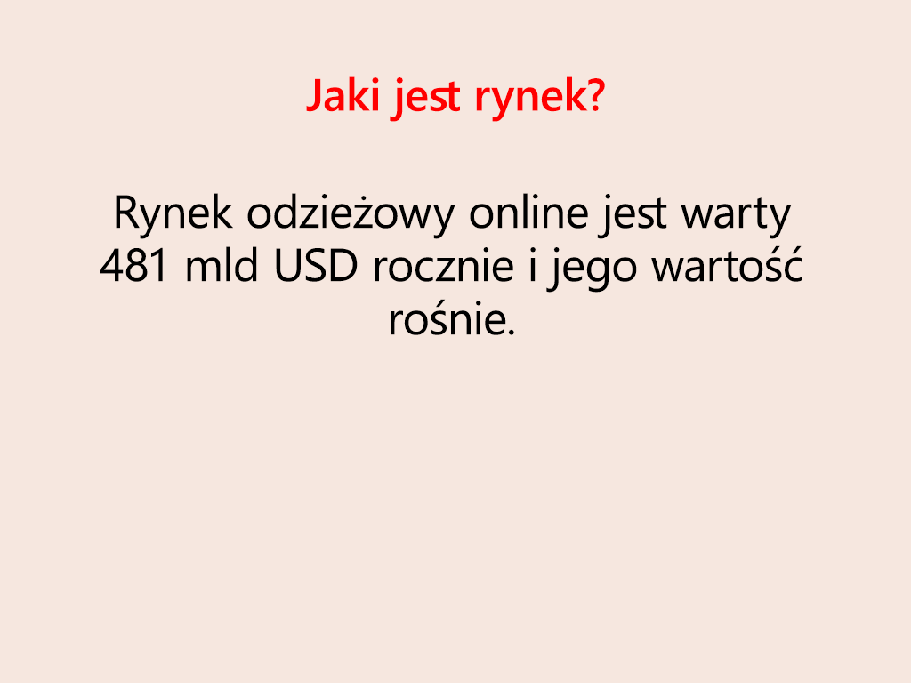 Slajd przedstawiający szansę rynkową firmy Fabrikam.
