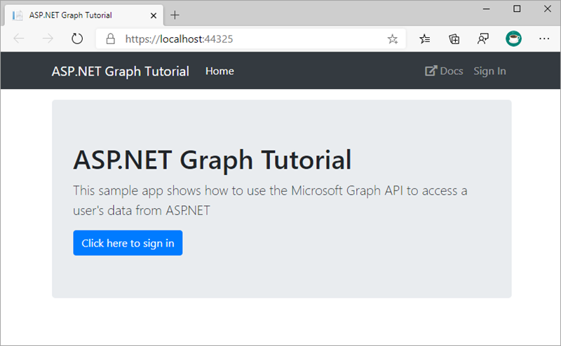 A screenshot of the redesigned home page