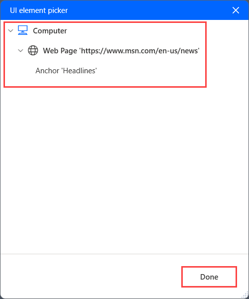 Screenshot of the Tracking session dialog.