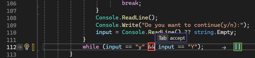Zrzut ekranu przedstawiający NES sugerujący korektę dla wyrażenia.