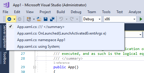 Polecenia nawigacji po kodzie - Visual Studio (Windows) | Microsoft Learn