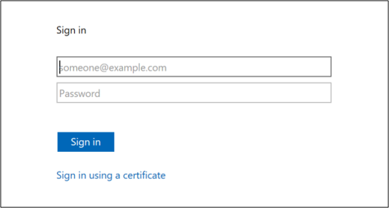 Zrzut ekranu strony logowania.