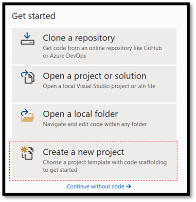 Tworzenie nowego projektu dla konstruktora modelu