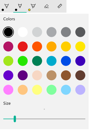 Narzędzie InkToolbar