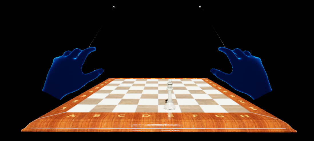 Symulowane ręce w widoku