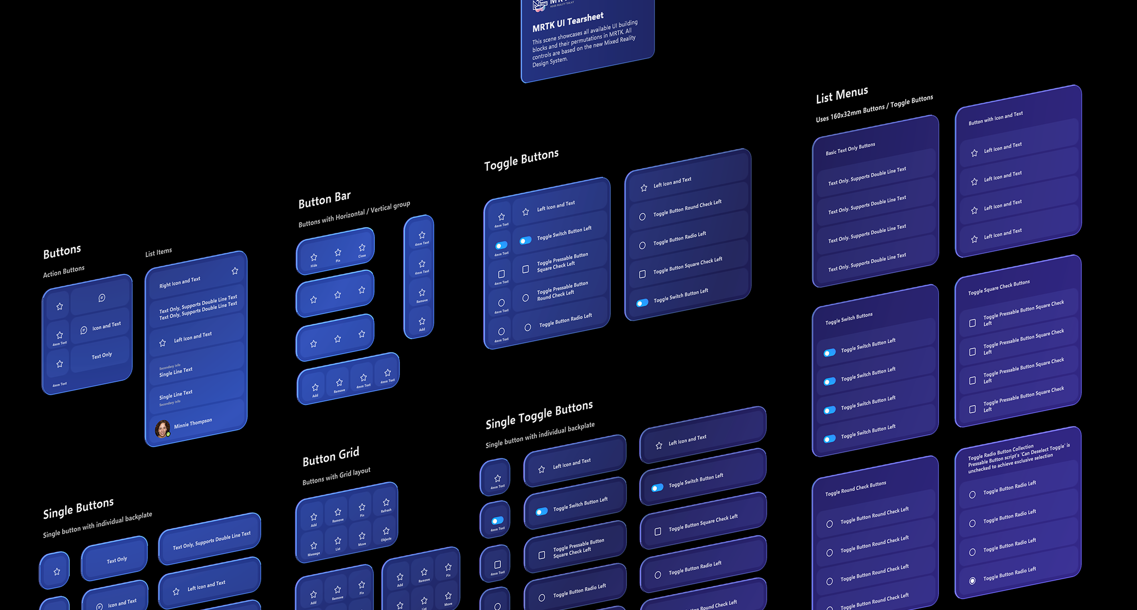 Przykładowa scena przycisku