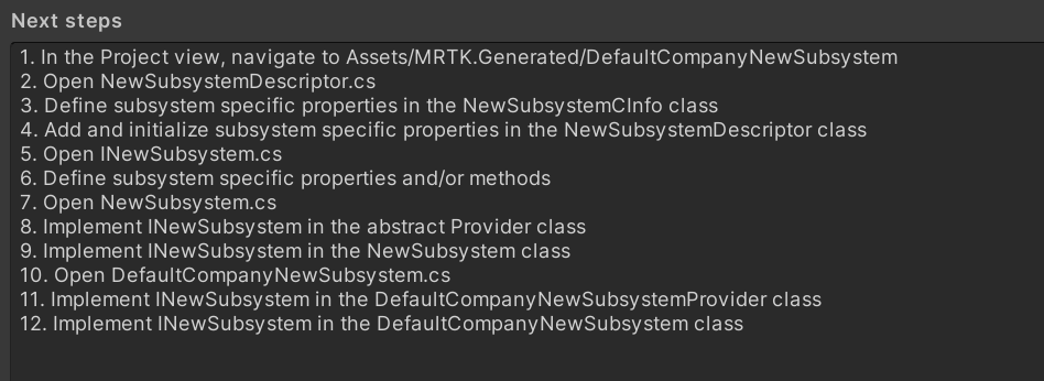 Lista następnych kroków