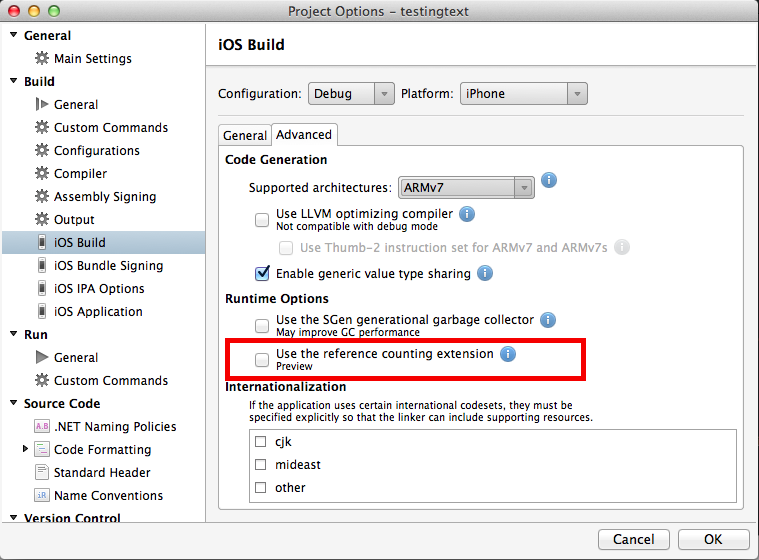 Enable the new Reference Counting System