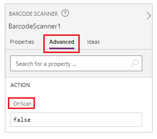 OnScan property OnScan property