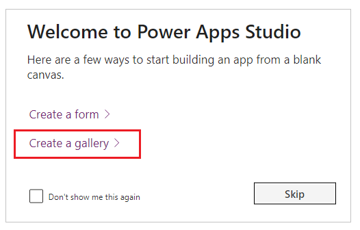 Create a gallery Create a gallery