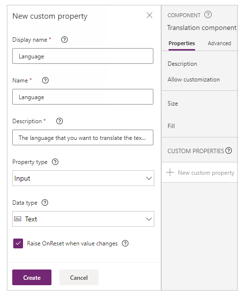 New custom property New custom property.