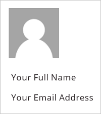 Image with name and email