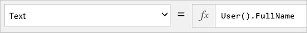 Text property with formula