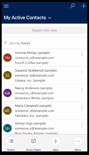 This image demonstrates access actions for a row How to access actions for a row.