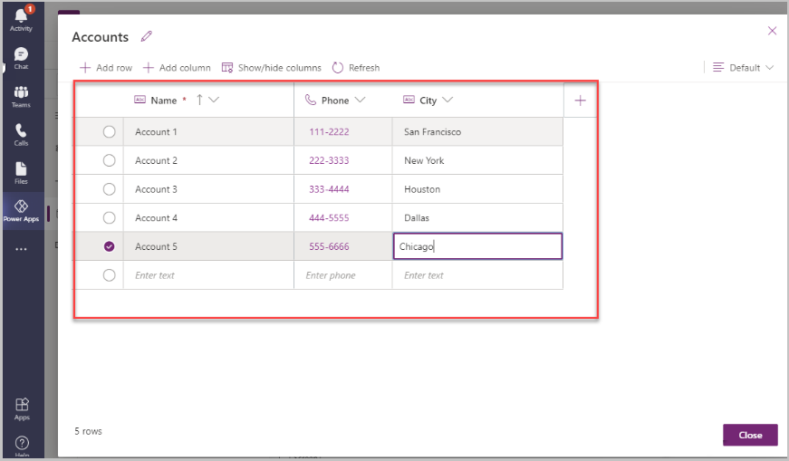 Select close Select close