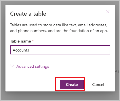 Add a table name Add a table name