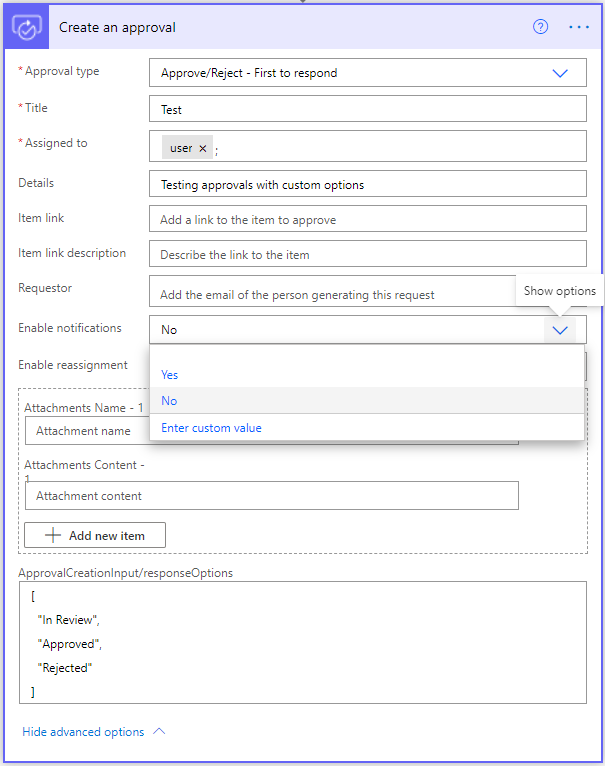 Disable default email notification.