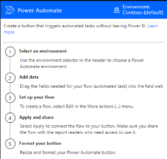 Captura de tela mostrando o botão Fluxo redimensionado e reposicionado no relatório.